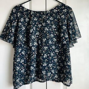 Flowered blouse